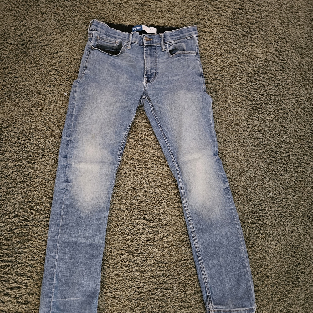 Old Navy Men's Denim Slim Jeans - Light Blue